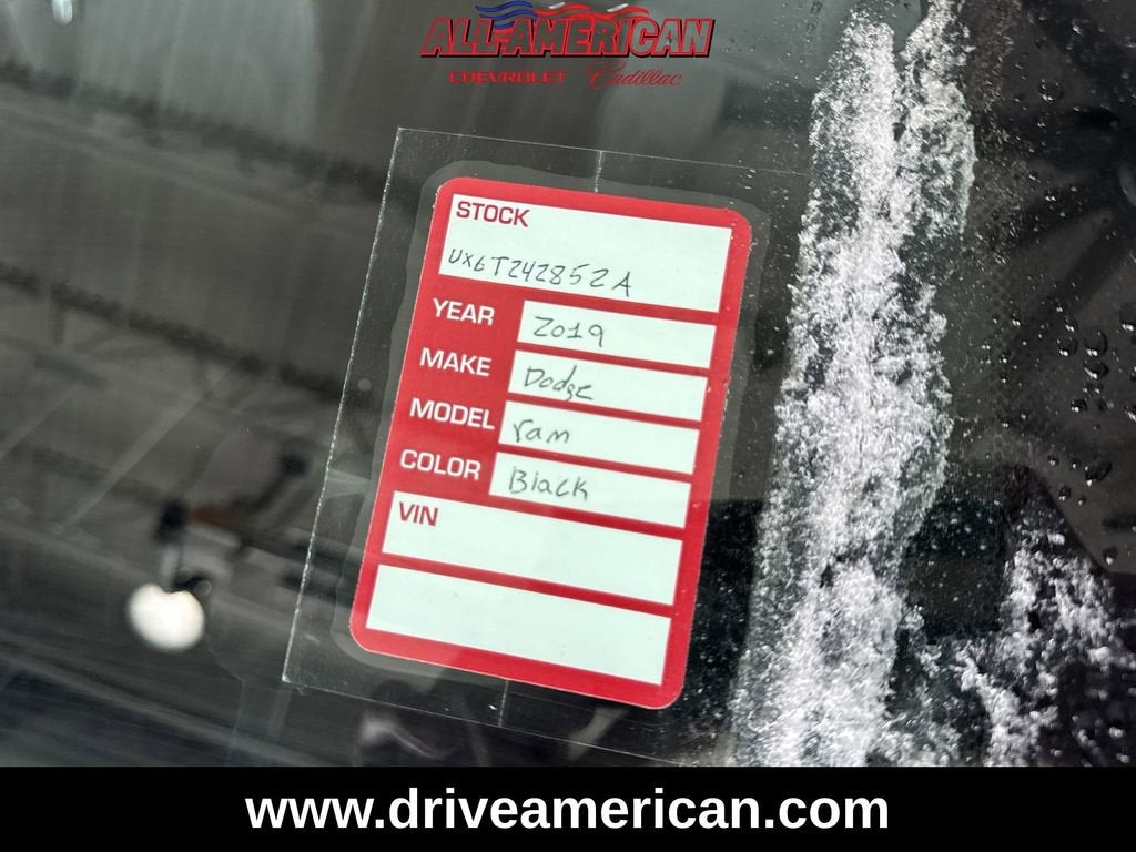 2019 RAM 1500 Big Horn/Lone Star