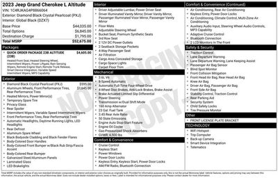 2023 Jeep Grand Cherokee L Altitude 4x4