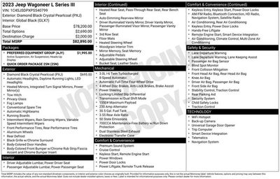 2023 Jeep Wagoneer L Series III 4x4