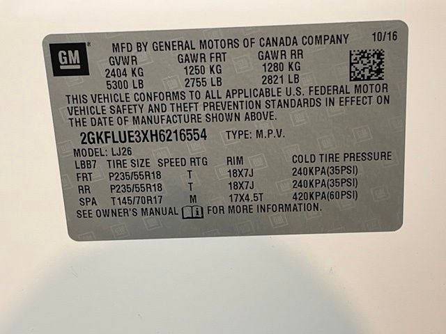 2017 GMC Terrain SLT