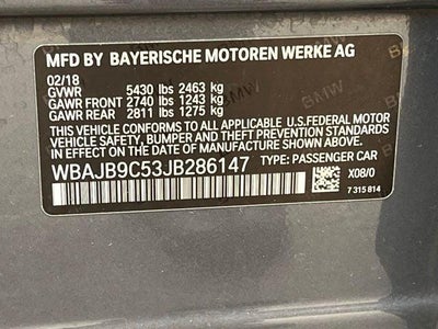 2018 BMW M550i xDrive