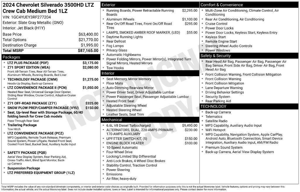 2024 Chevrolet Silverado 3500HD LTZ
