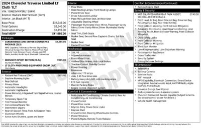 2024 Chevrolet Traverse Limited LT Cloth