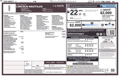 2023 Lincoln Nautilus Reserve