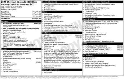 2021 Chevrolet Silverado 1500 High Country