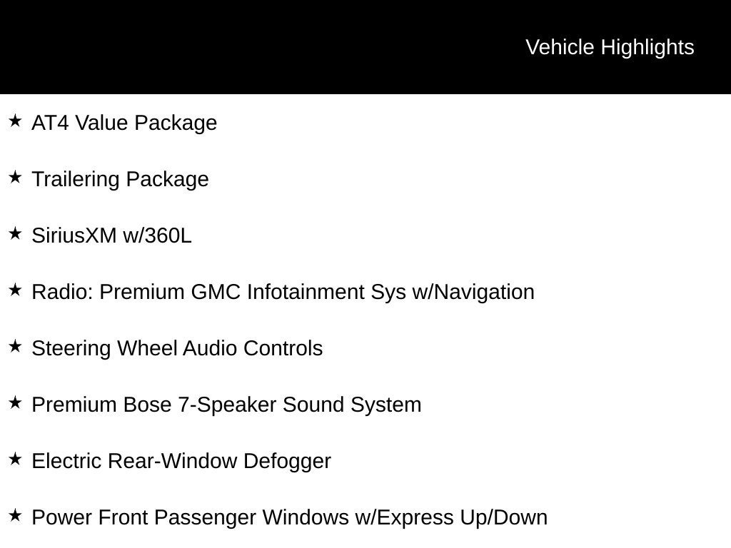2021 GMC Sierra 1500 AT4