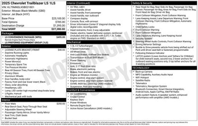 2025 Chevrolet TrailBlazer LS