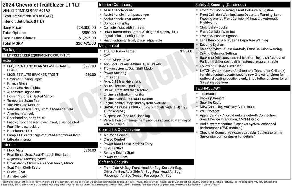2024 Chevrolet TrailBlazer LT