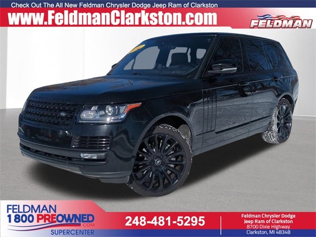 2016 Land Rover Range Rover 5.0L V8 Supercharged Autobiography