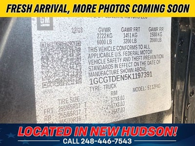 2019 Chevrolet Colorado Z71