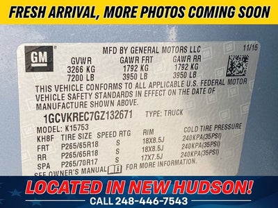 2016 Chevrolet Silverado 1500 LT LT1