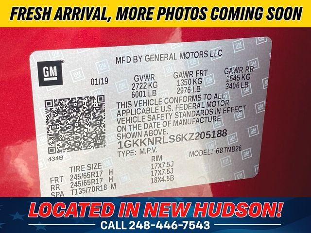 2019 GMC Acadia SLE-1