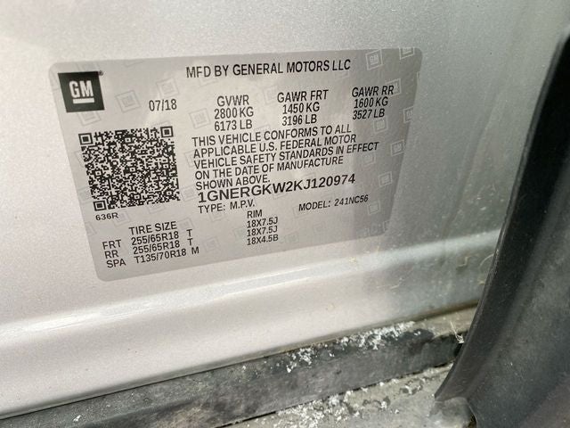 2019 Chevrolet Traverse LT Cloth w/1LT