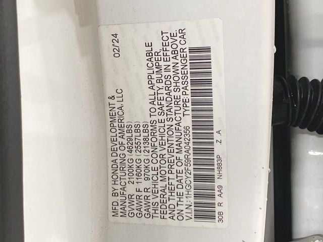 2024 Honda Accord Hybrid Sport