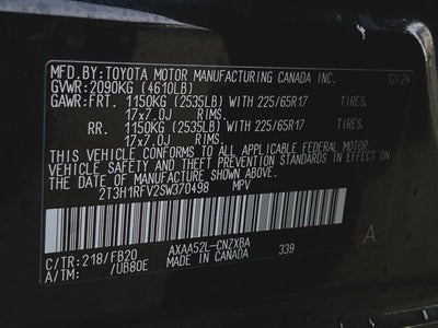 2025 Toyota RAV4 LE