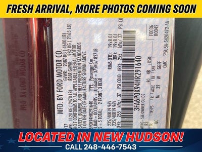 2017 Ford Fusion Platinum