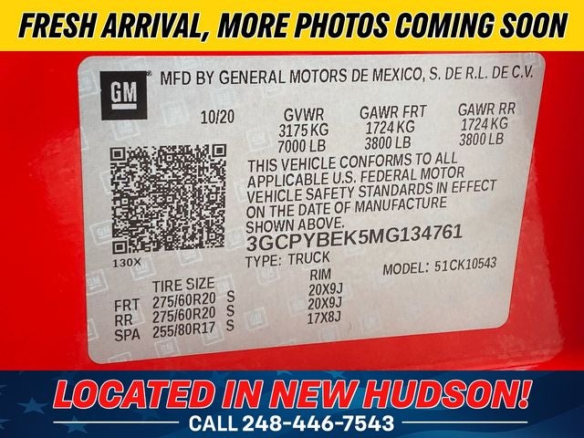 2021 Chevrolet Silverado 1500 Custom