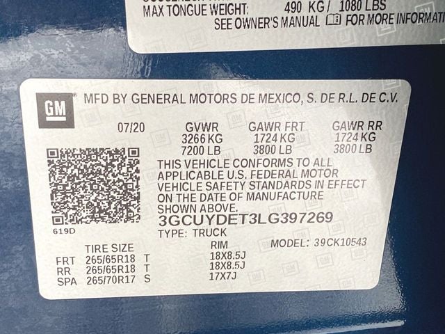 2020 Chevrolet Silverado 1500 LT