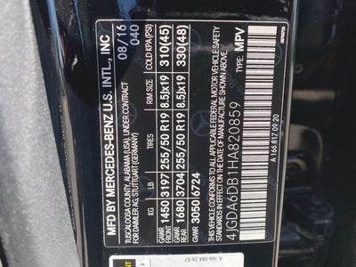 2017 Mercedes-Benz GLE GLE 550e 4MATIC®