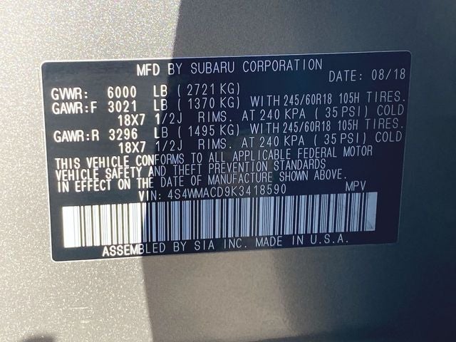 2019 Subaru Ascent Premium