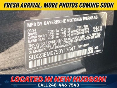 2025 BMW X7 xDrive40i