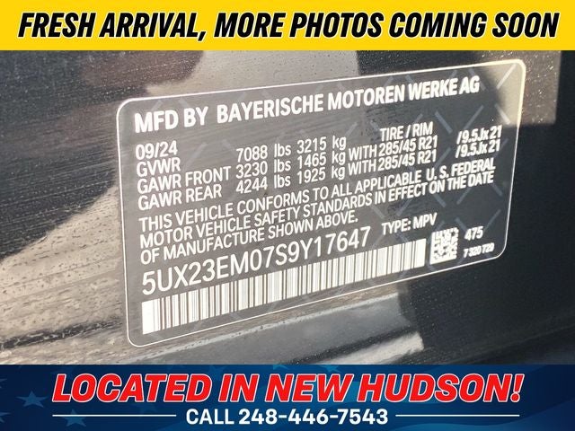 2025 BMW X7 xDrive40i