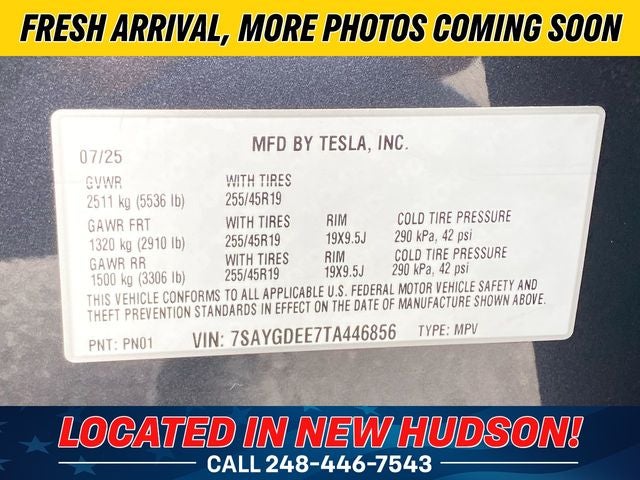 2026 Tesla Model Y Standard Range