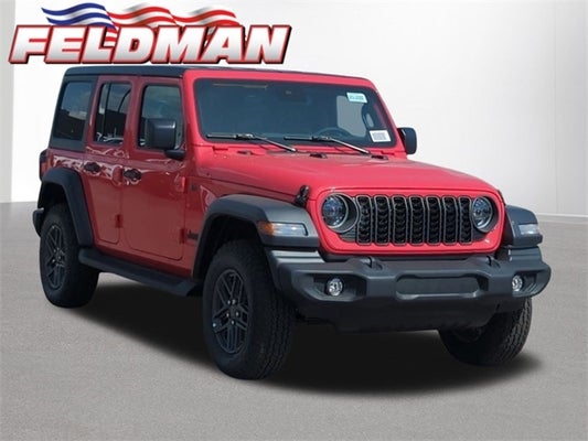 2024 Jeep Wrangler WRANGLER 4-DOOR SPORT S in Woodhaven, MI - Feldman Chrysler Dodge Jeep Ram Auto Group