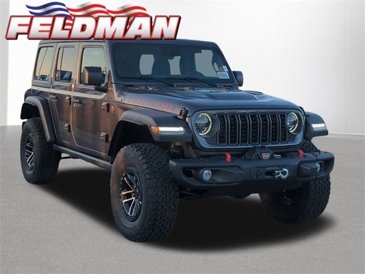 2024 Jeep Wrangler WRANGLER 4-DOOR RUBICON in Woodhaven, MI - Feldman Chrysler Dodge Jeep Ram Auto Group