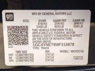 2021 Chevrolet Silverado 2500 HD LT