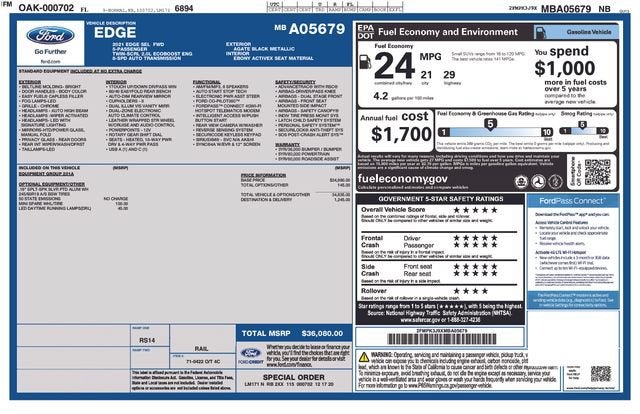 2021 Ford Edge SEL