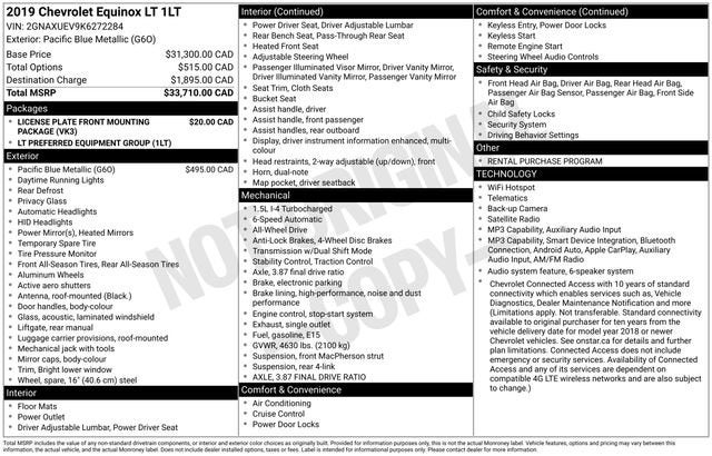 2019 Chevrolet Equinox LT