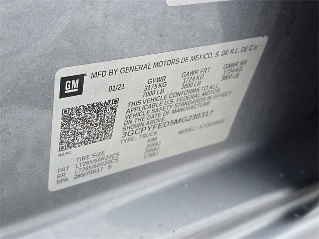 2021 Chevrolet Silverado 1500 LT Trail Boss