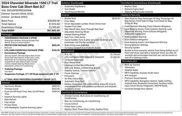 2024 Chevrolet Silverado 1500 LT Trail Boss