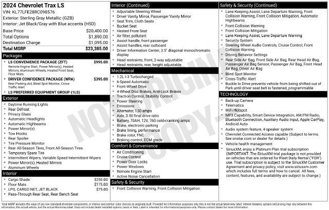 2024 Chevrolet Trax LS