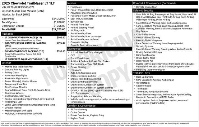 2025 Chevrolet Trailblazer LT