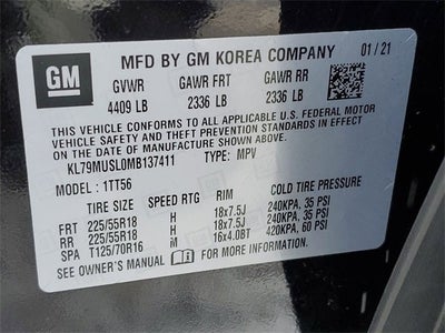 2021 Chevrolet Trailblazer RS