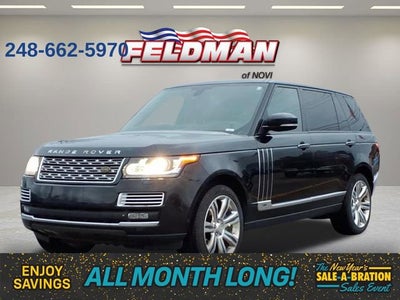 2015 Land Rover Range Rover 5.0L V8 Supercharged Autobiography Black