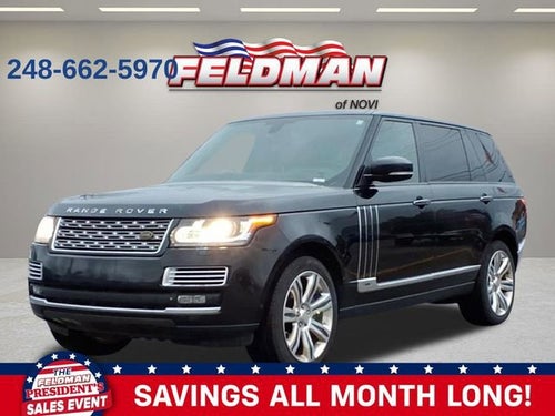 2015 Land Rover Range Rover 5.0L V8 Supercharged Autobiography Black