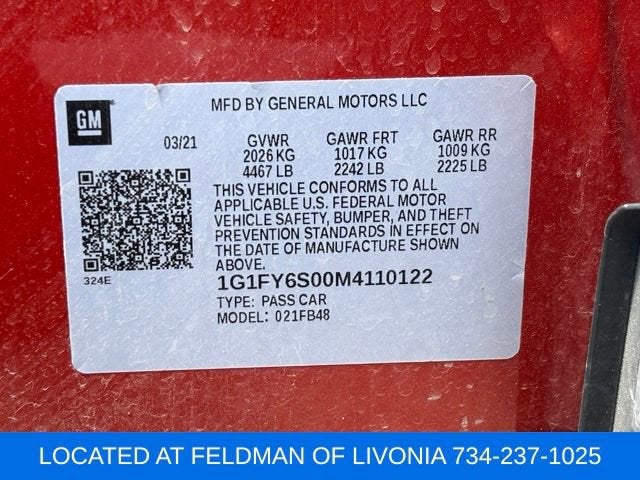 2021 Chevrolet Bolt EV LT