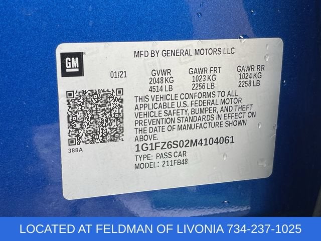 2021 Chevrolet Bolt EV Premier