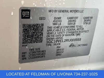 2024 Chevrolet Silverado EV Work Truck