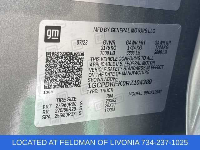 2024 Chevrolet Silverado 1500 LT (2FL)