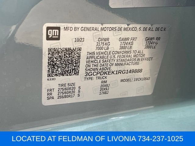 2024 Chevrolet Silverado 1500 LT (2FL)