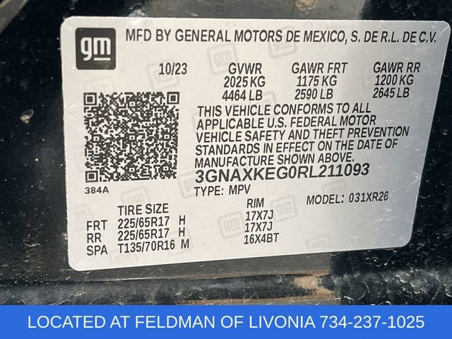 2024 Chevrolet Equinox LT