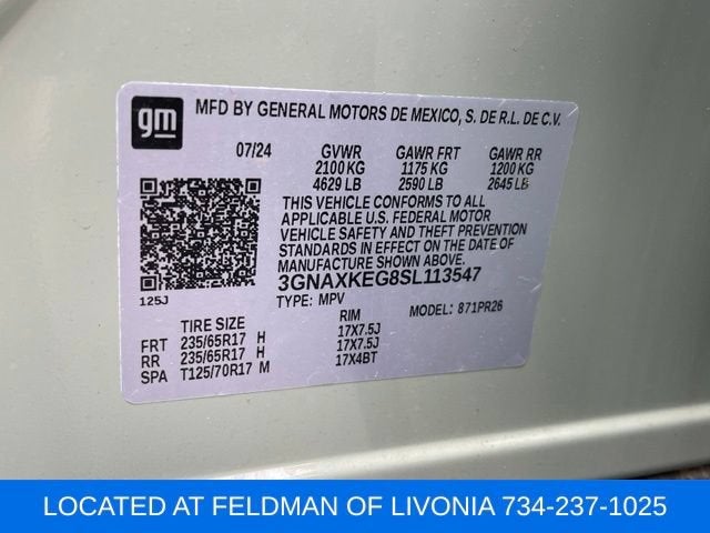 2025 Chevrolet Equinox ACTIV