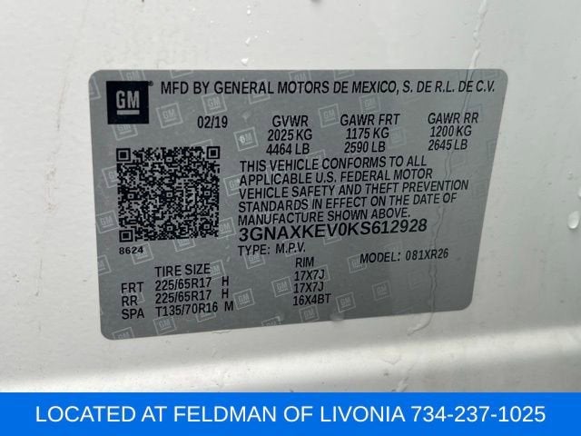 2019 Chevrolet Equinox LT