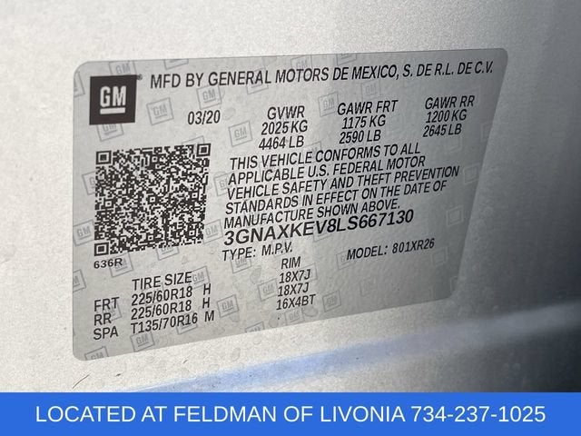 2020 Chevrolet Equinox LT