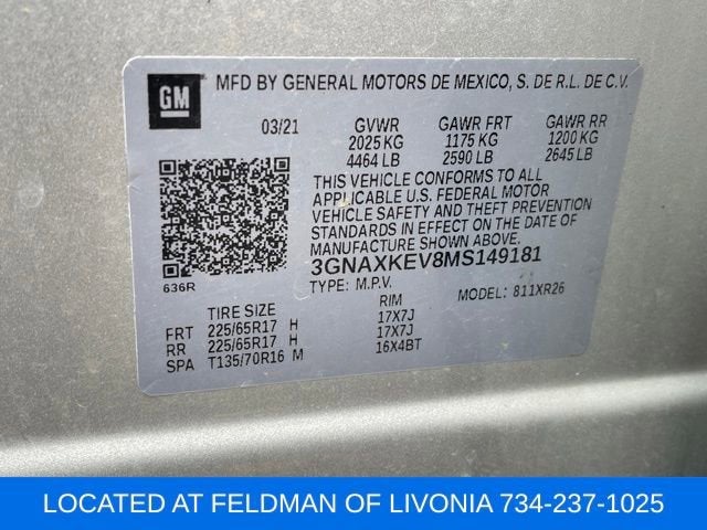 2021 Chevrolet Equinox LT