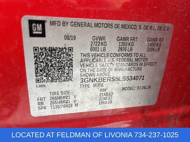 2020 Chevrolet Blazer RS